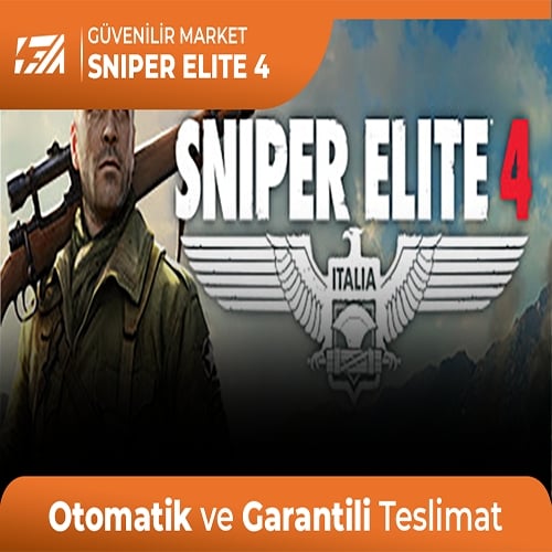  Sniper Elite 4 + Garanti + Destek